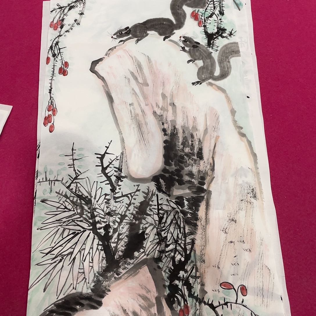 国画2平尺国画作品