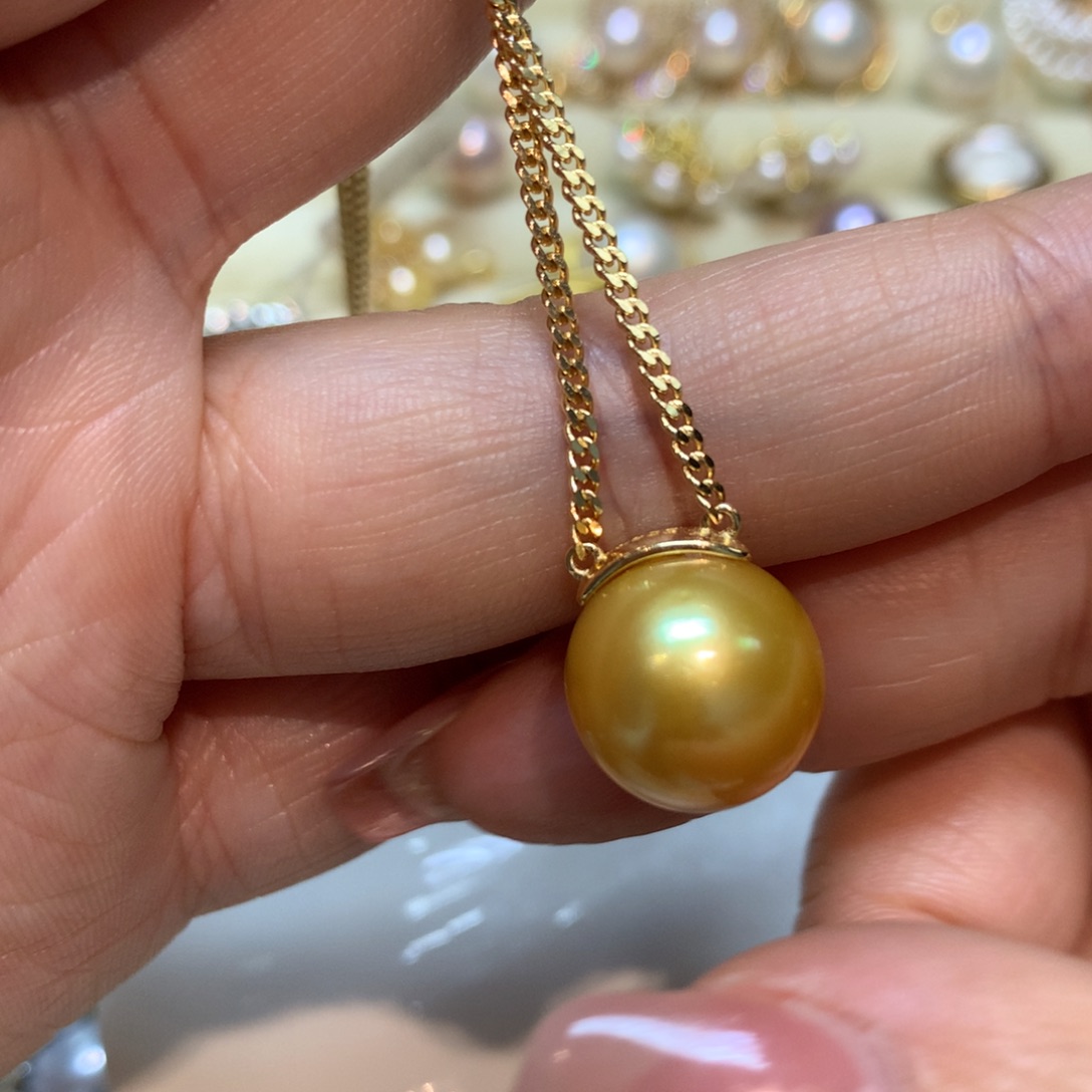 海水珍珠颈饰银S925镶嵌