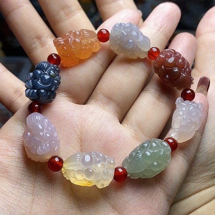 玛瑙/玉髓手链未镶嵌