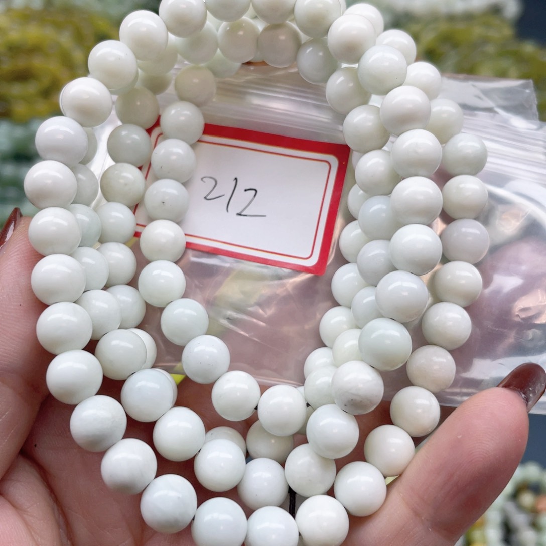 未镶嵌蛇纹石玉手串