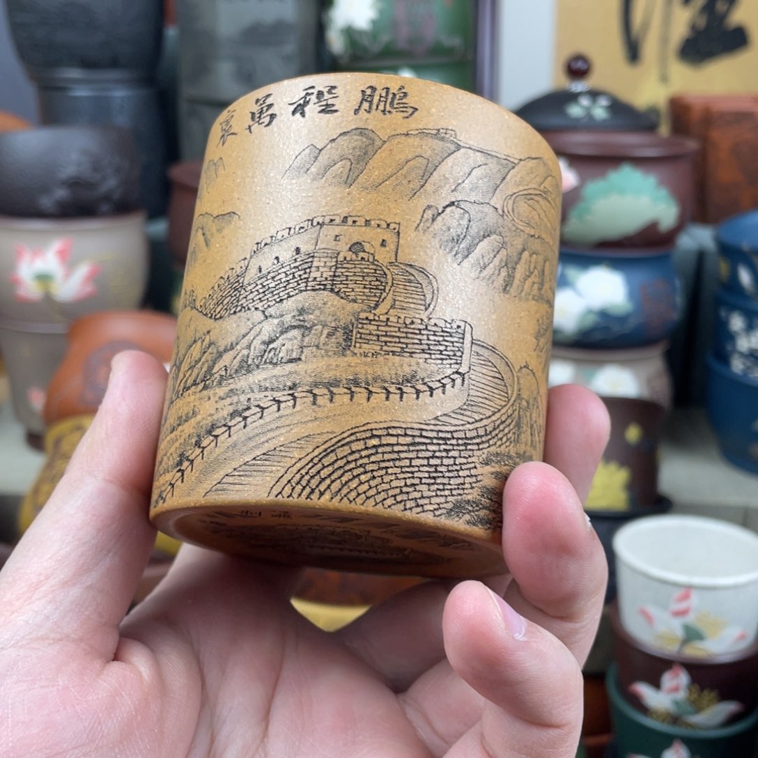 紫砂茶杯紫砂茶杯