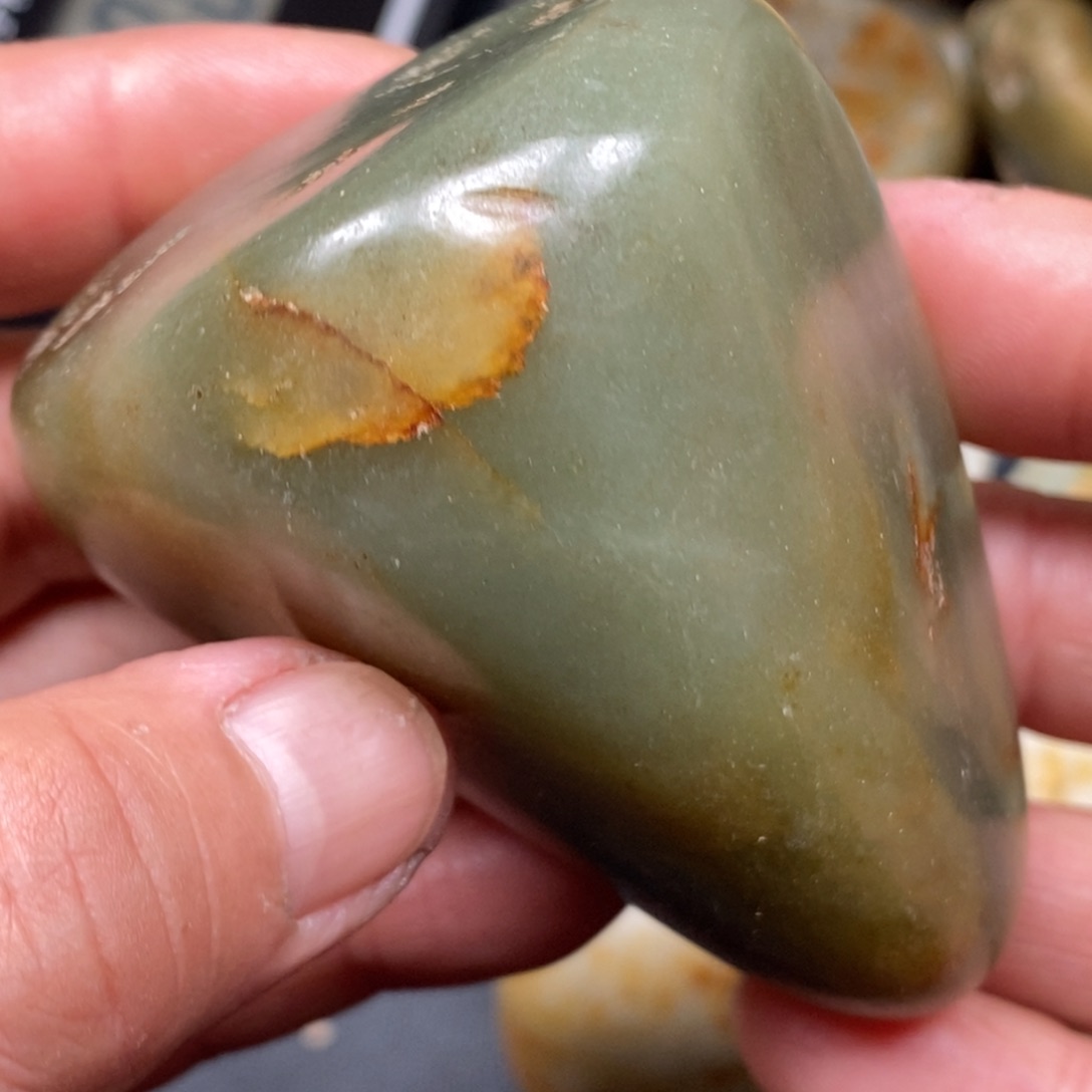 和田玉挂件银S925镀金镶嵌