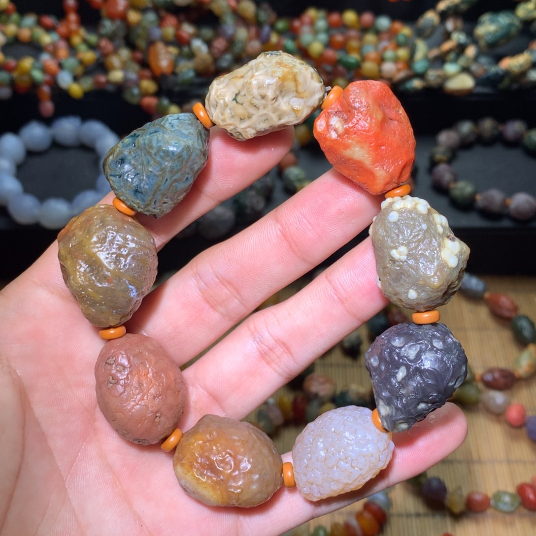 玛瑙/玉髓未镶嵌阿拉善戈壁玛瑙