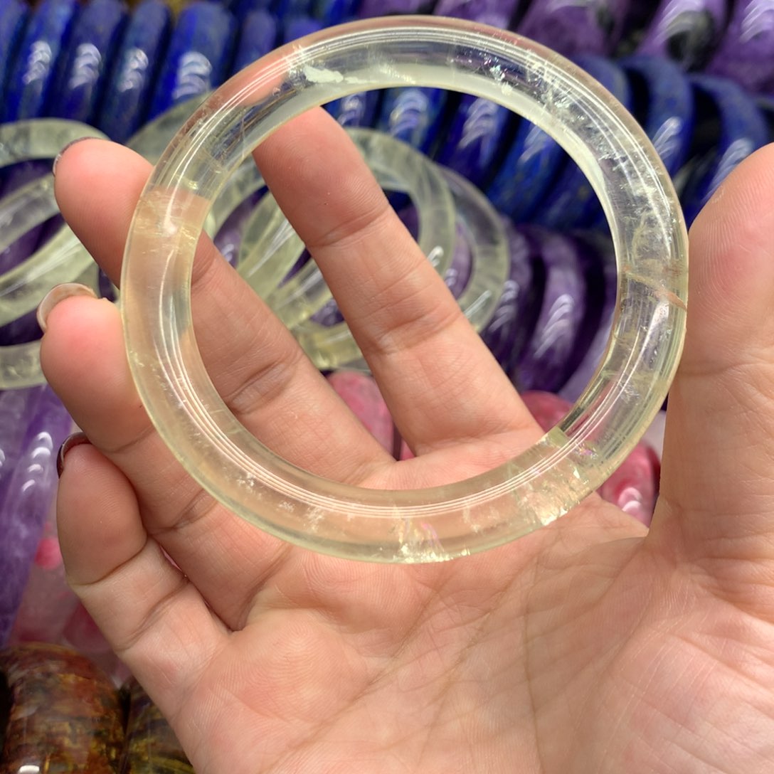 水晶手镯未镶嵌手镯