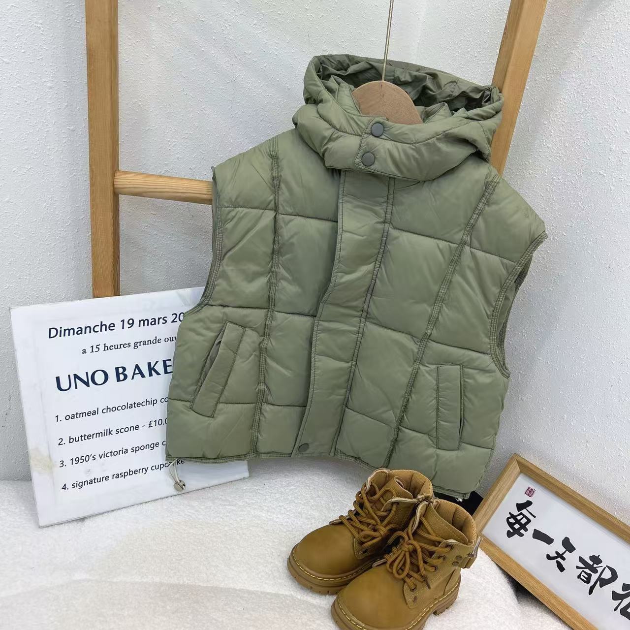 MJ-6601儿童棉马甲中性韩版新款百搭 休闲 洋气时尚宽松潮流