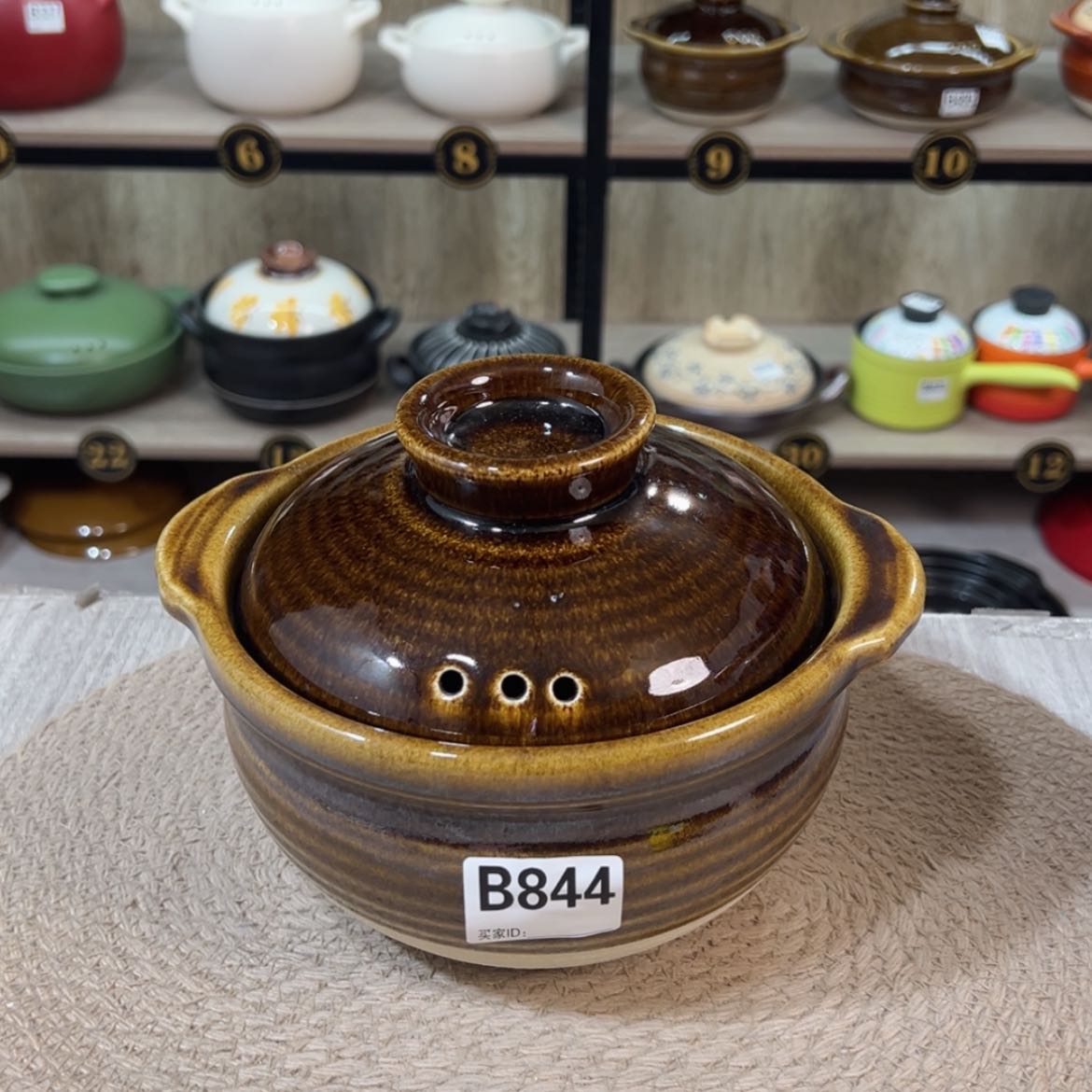 【闪购商品】1.8升粗陶砂锅微瑕疵品844