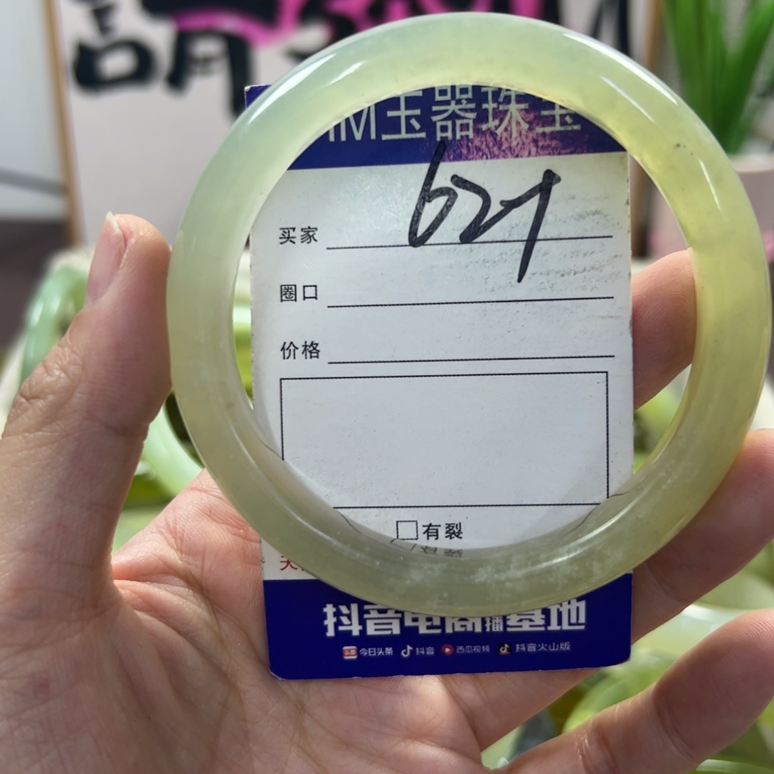 蛇纹石玉手镯未镶嵌378
