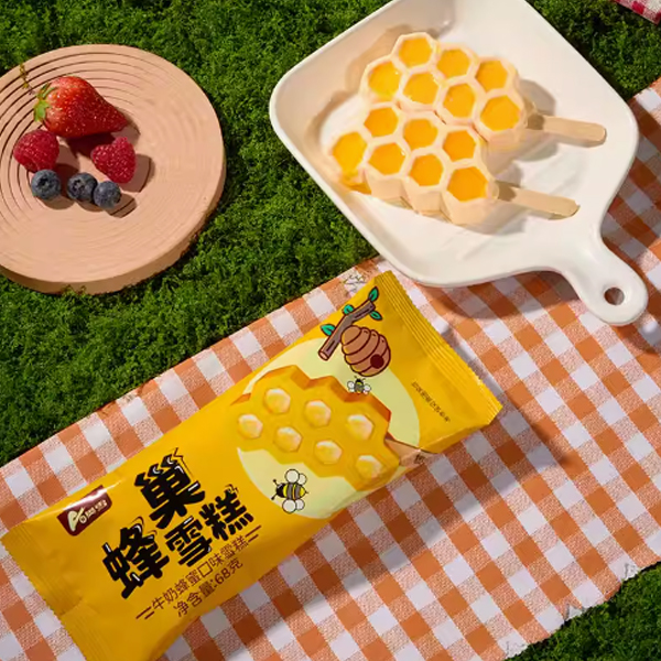 奥雪蜂巢雪糕牛奶蜂蜜口味雪糕68g（1支）