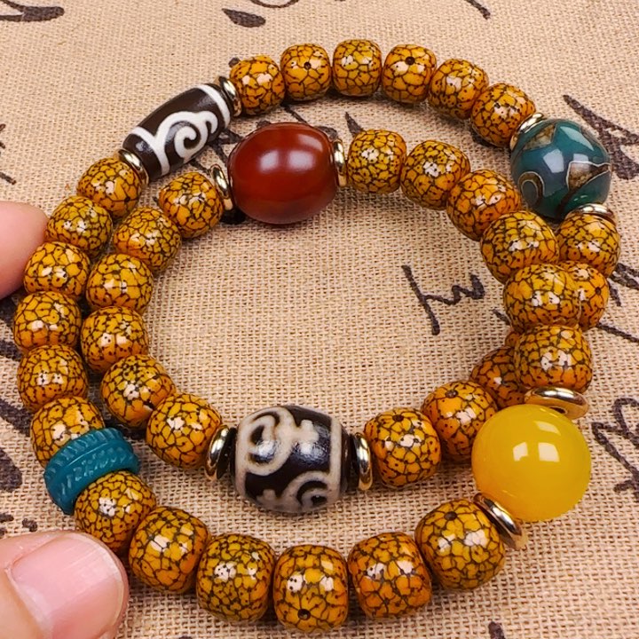 星月菩提吊坠双圈