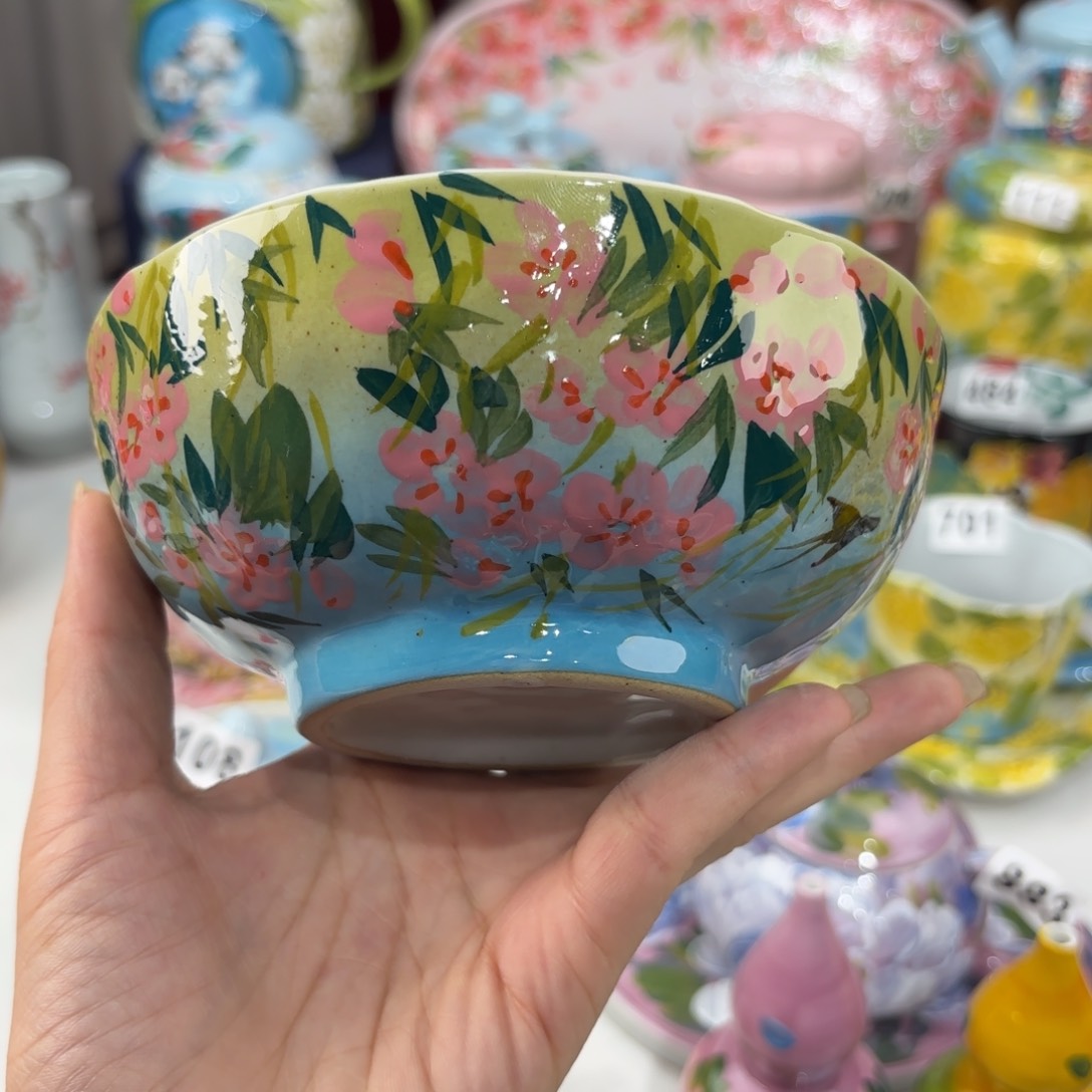 景德镇手绘高温釉下彩陶瓷茶具