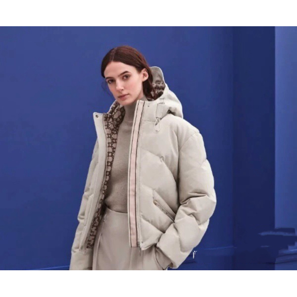 妃鱼/爱马仕/天鹅绒/羽绒服/95新/z零一二六