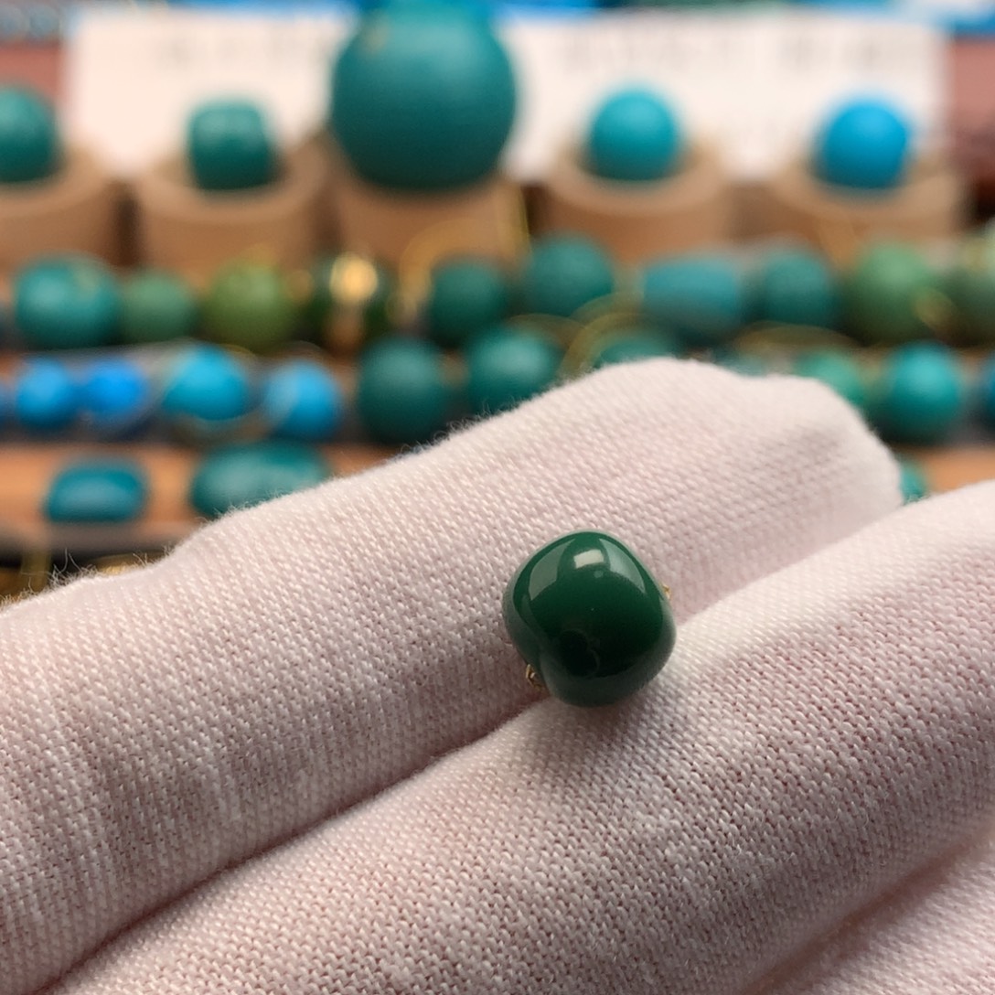 绿松石未镶嵌绿松石8.3mm