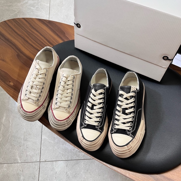 新款日系做就厚底硫化鞋男女同款情侣增高网红帆布系带黑白百搭