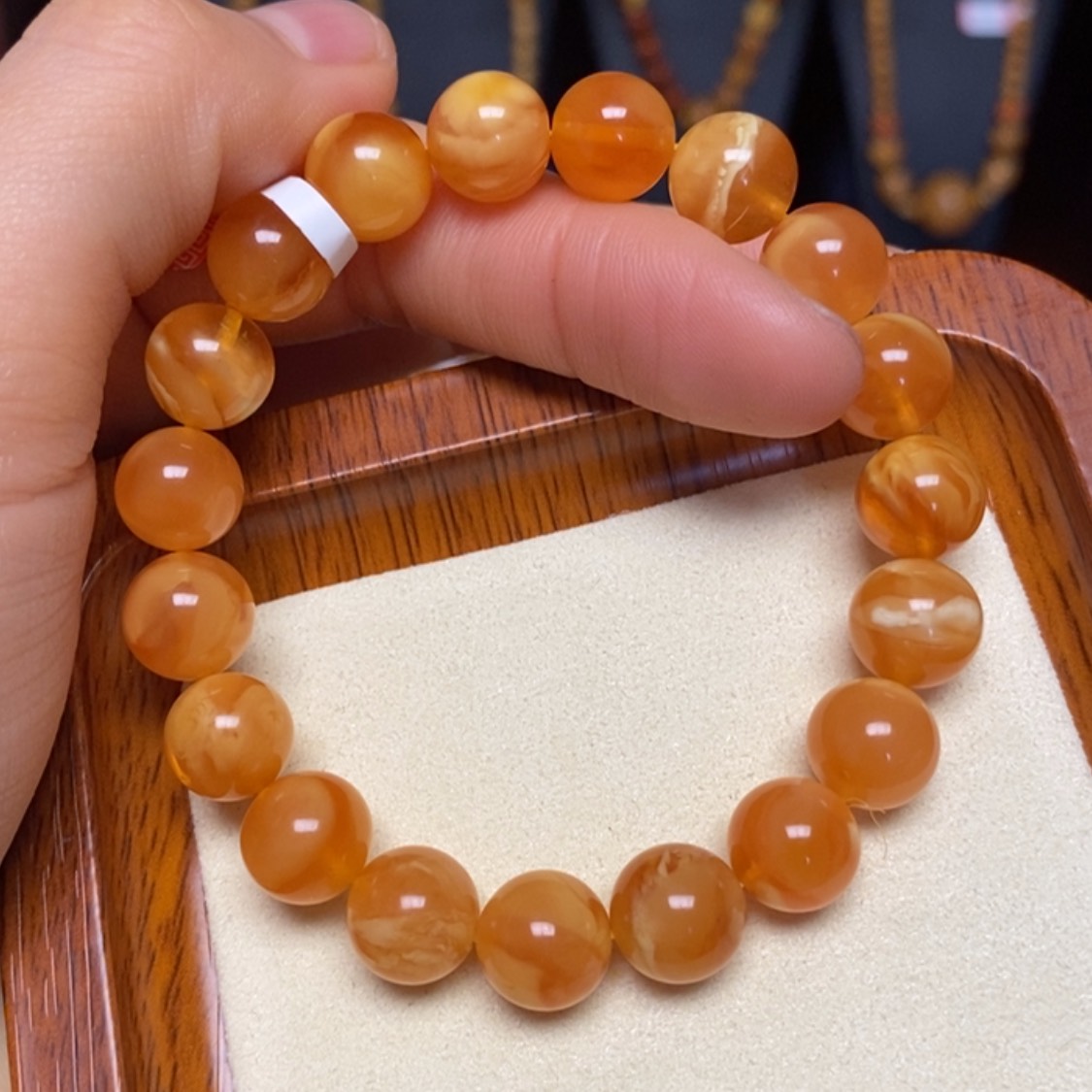 【闪购商品】蜜蜡手链未镶嵌手串
