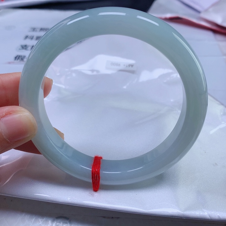 翡翠手镯未镶嵌H*h天然翡翠61圈口