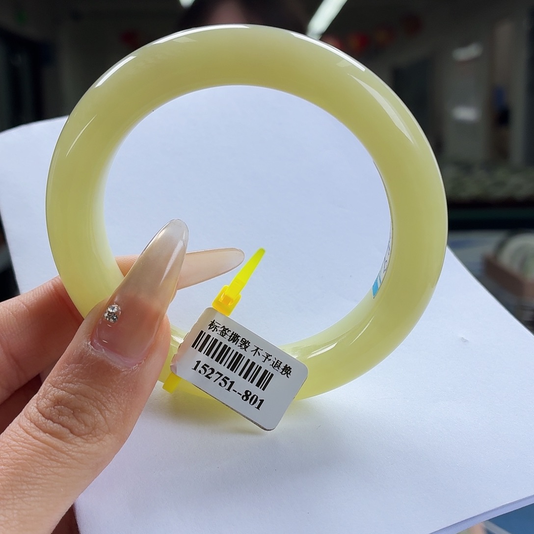 和田玉未镶嵌手镯5758