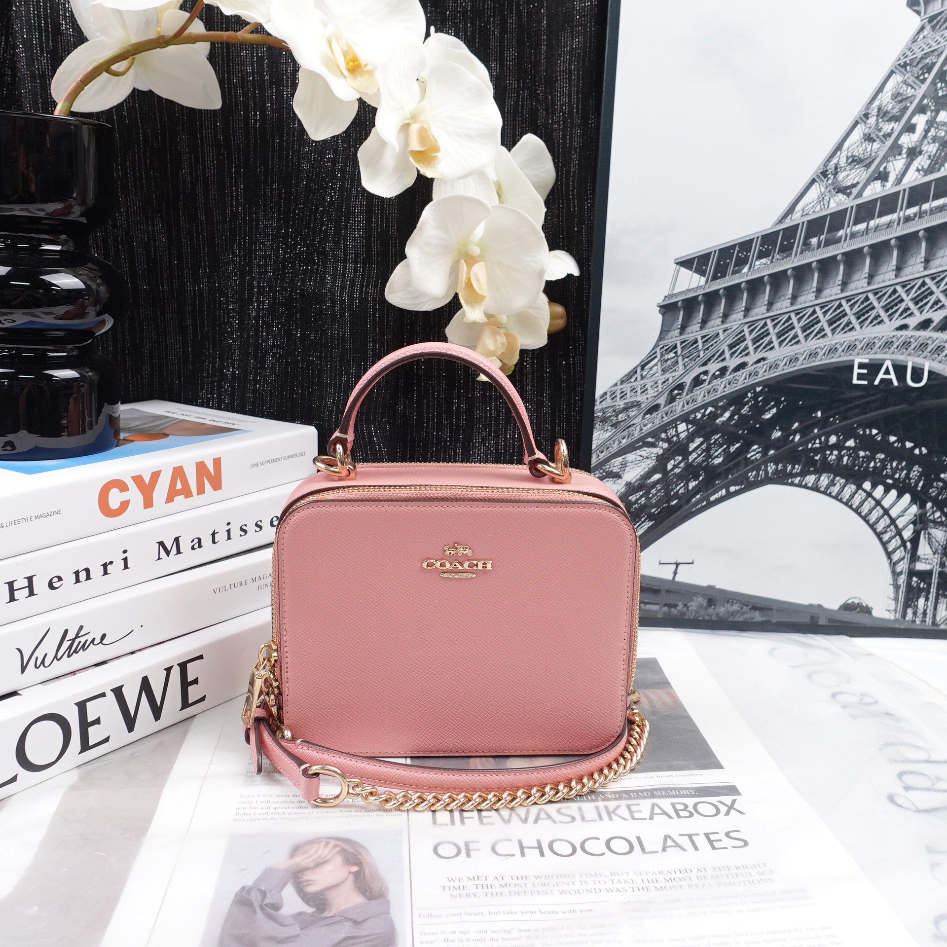 95新 COACH/蔻驰 单肩包/T10241653