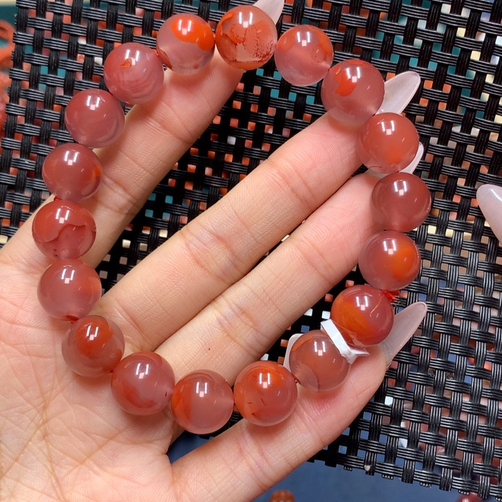 南红玛瑙手串未镶嵌12mm