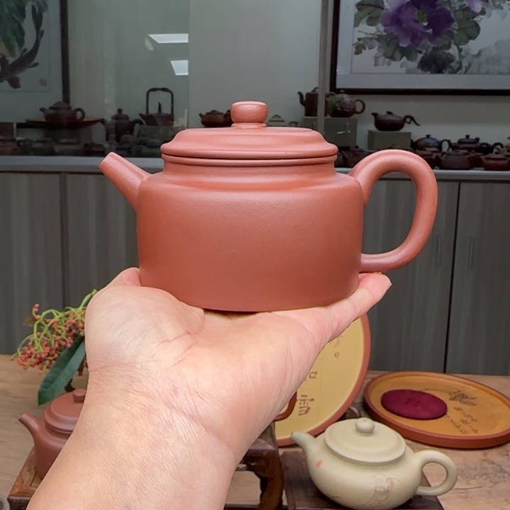 紫砂茶壶老料清水泥全手工制作