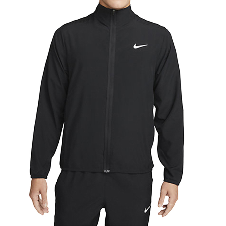 NIKE/耐克男梭织夹克运动健身休闲时尚立领黑色外套FB7500010*JX