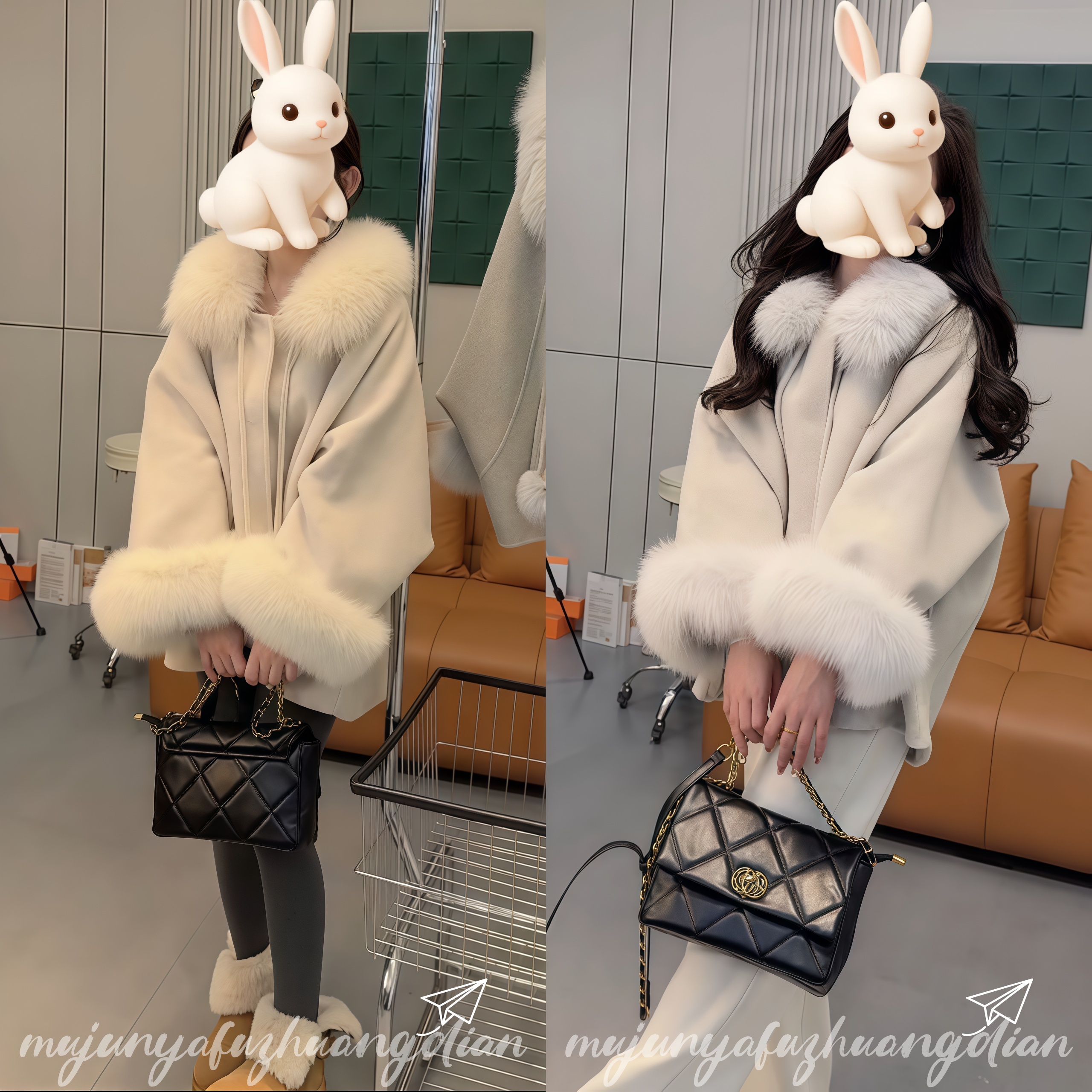 减龄毛呢大衣廓形设计高级感通勤外套