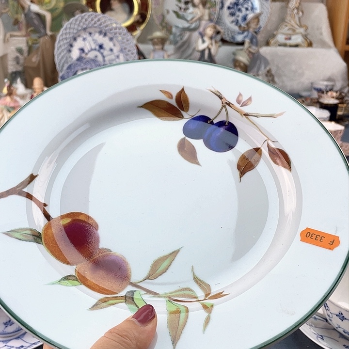 中古欧瓷瓷器小房子