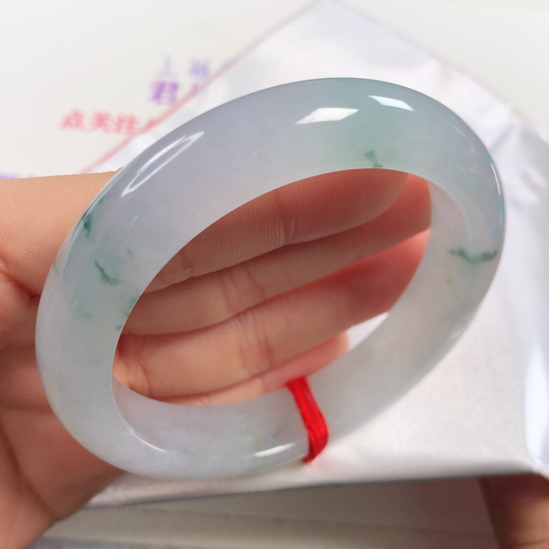 未镶嵌手镯翡翠冰飘花⭐⭐⭐⭐⭐强推