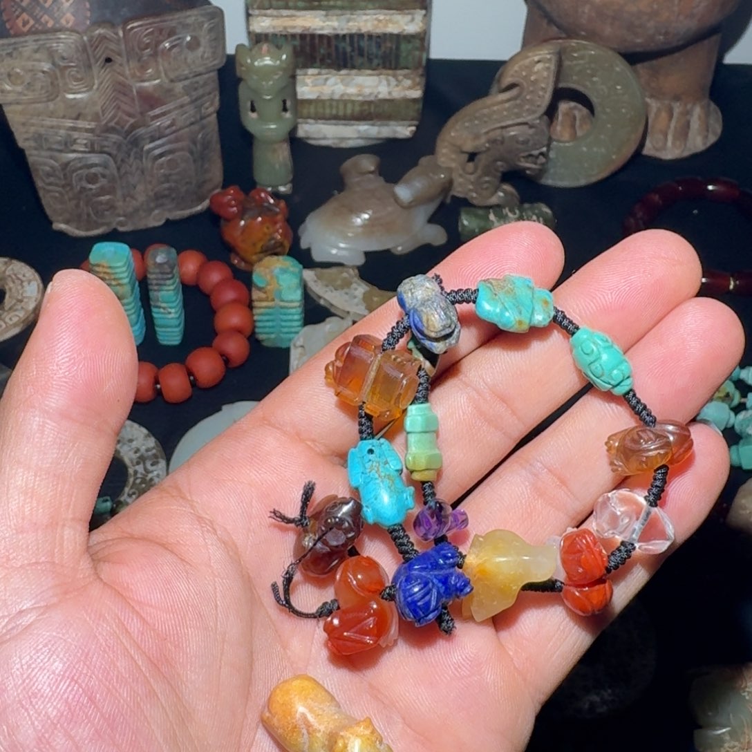 做***财和田玉（糖玉）未镶嵌挂件