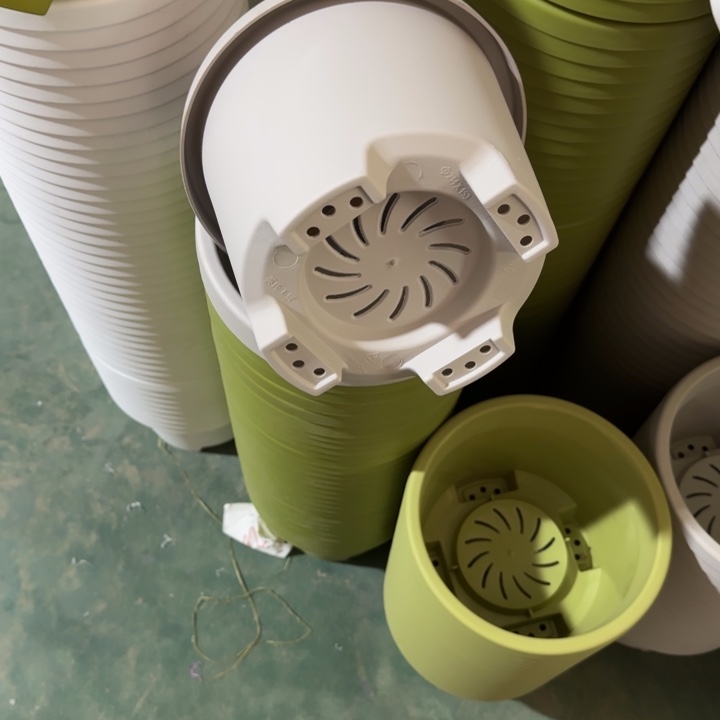 球根2号10个灰白色的口径21高15花盆