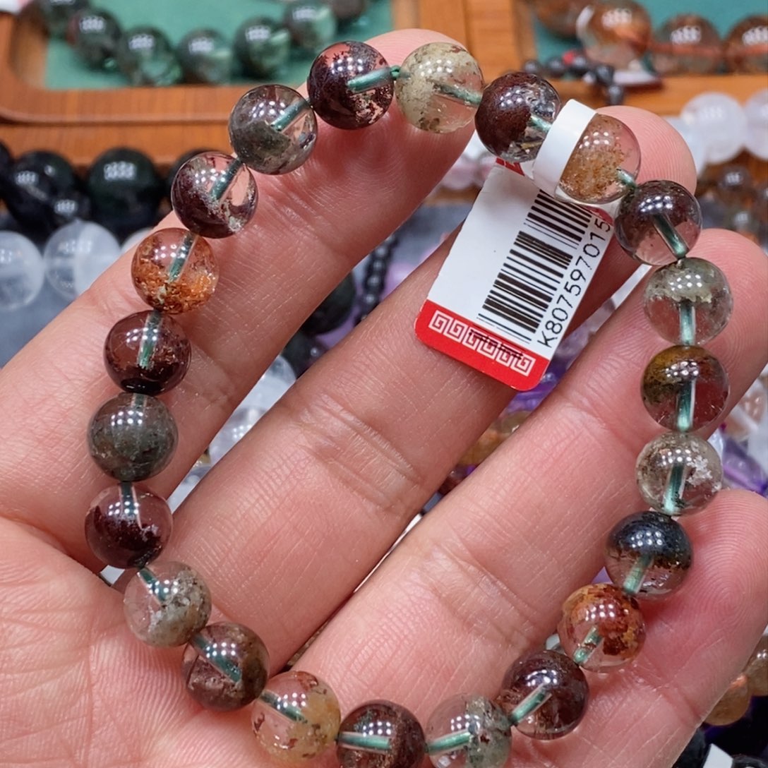 水晶手串未镶嵌天然