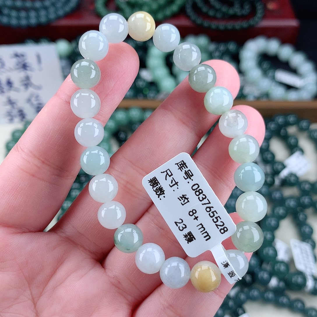 翡翠未镶嵌毛衣链