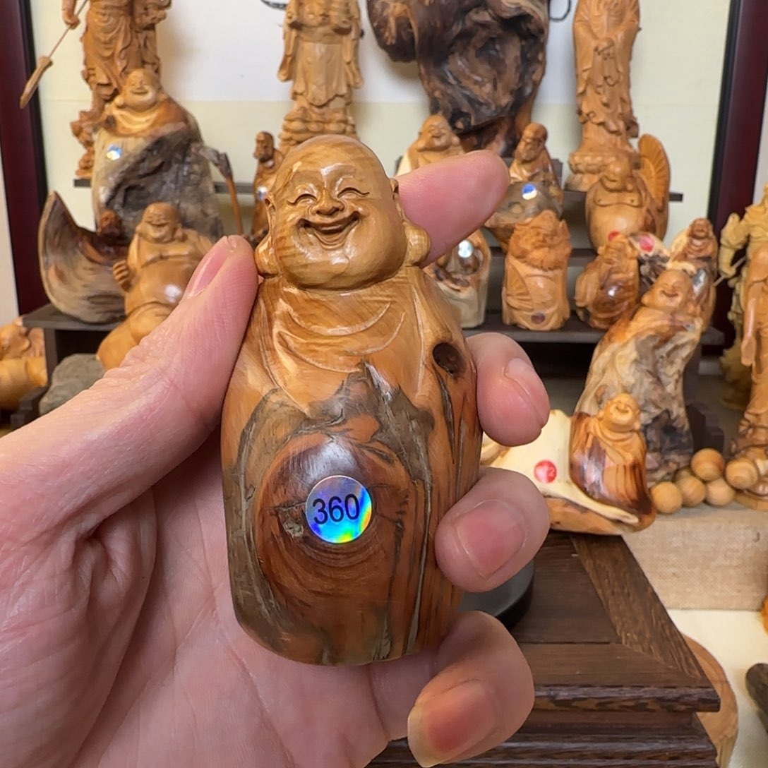 崖柏檀木匠心一物一拍