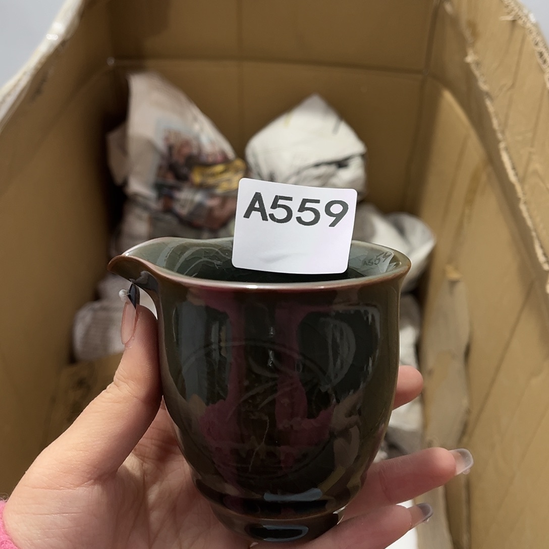 瓷片茶摆件工艺品摆件666