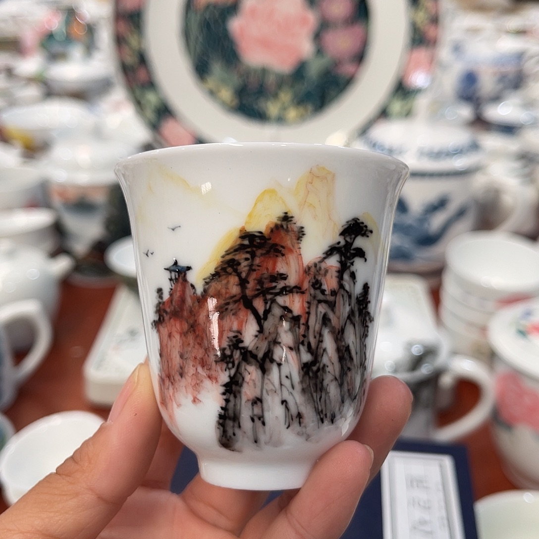 醴陵高温瓷手绘100毫升