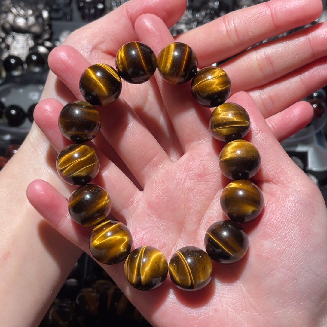 木变石（虎睛石）手串未镶嵌大*帽