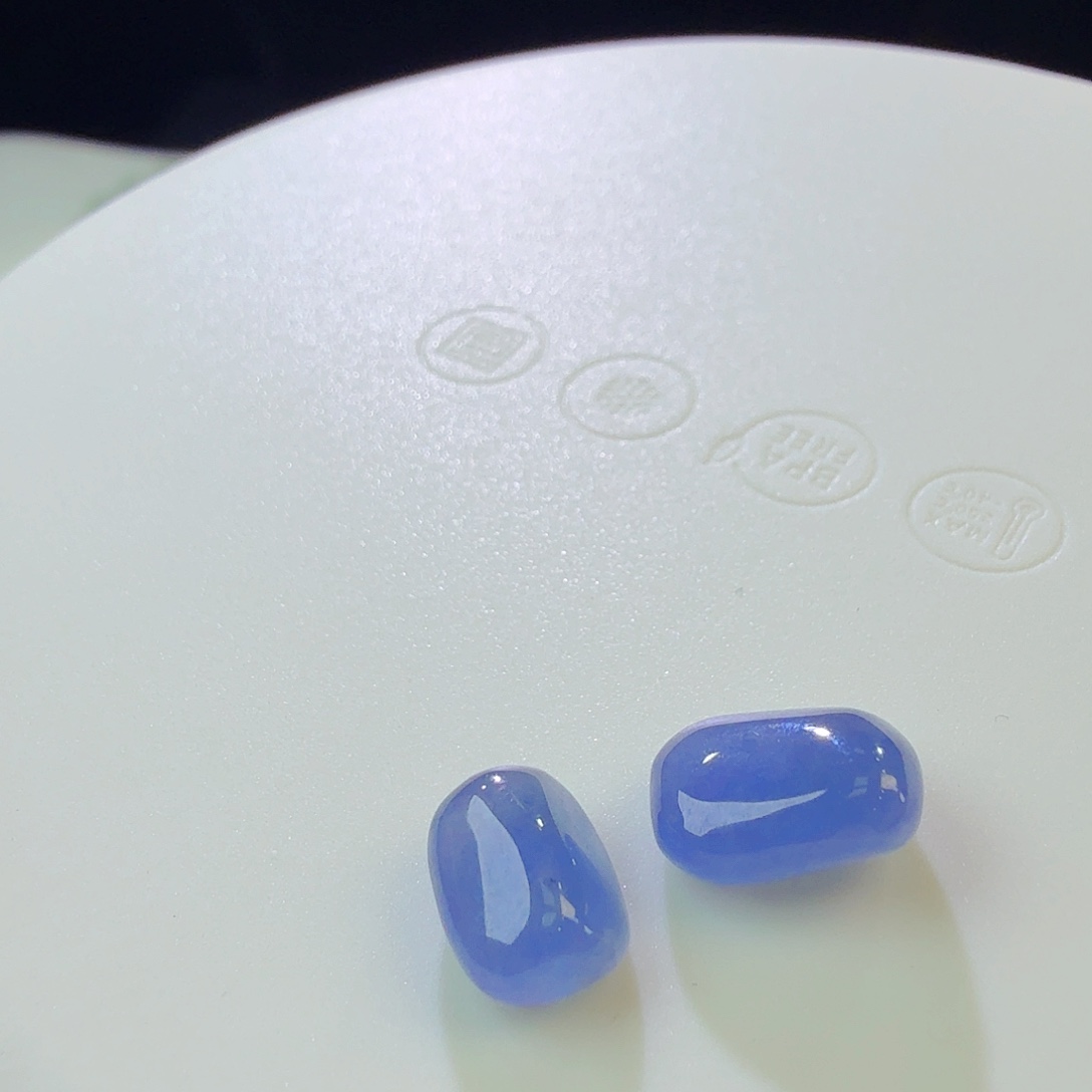 翡翠裸石梦幻星空蓝