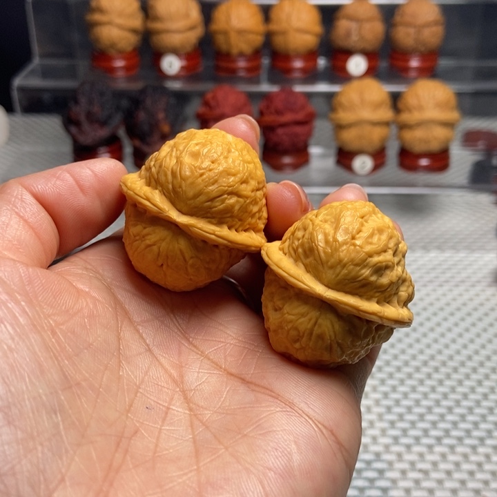 文玩核桃把件6太阳系元宝