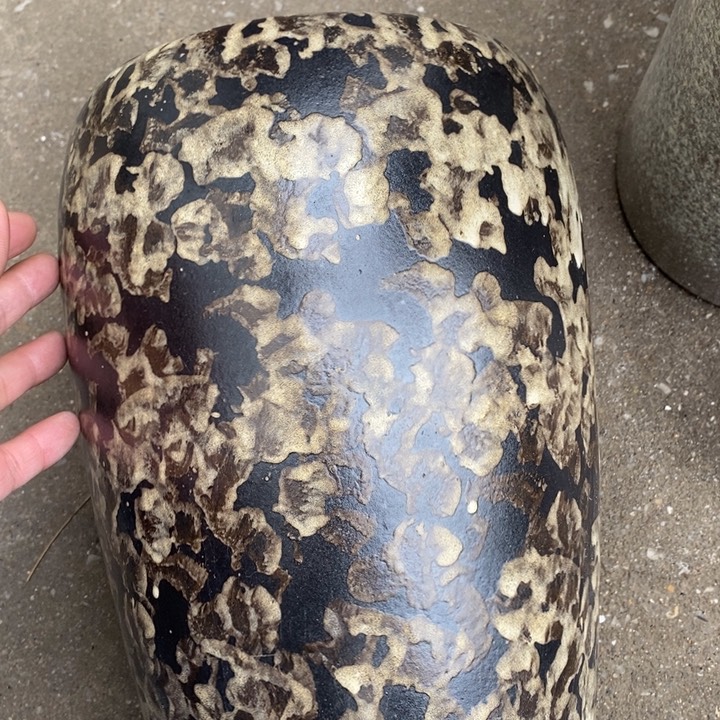 紫砂花盆高约32口约18