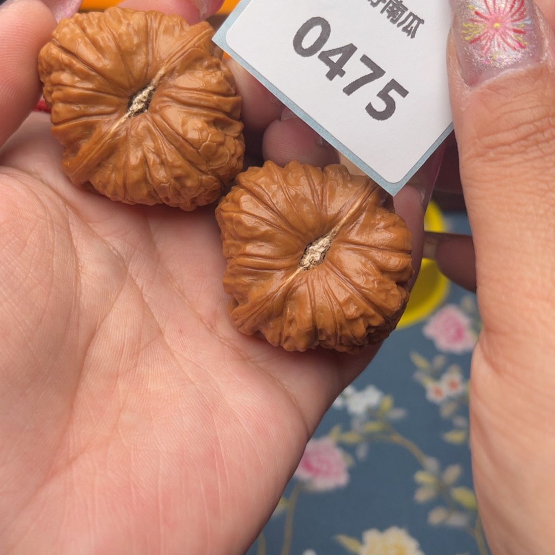 文玩核桃把件安*丶南瓜墩40