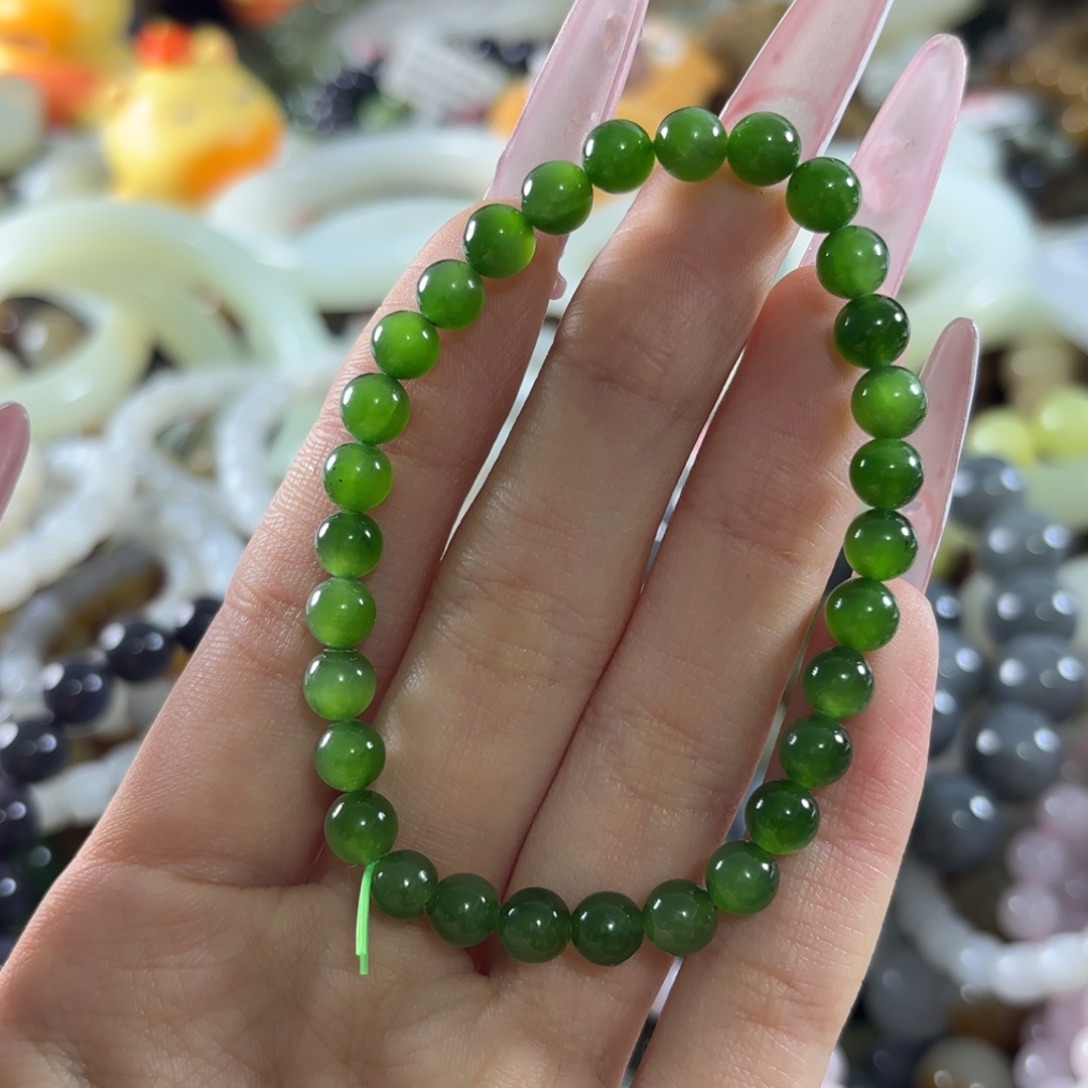 仙***媚和田玉未镶嵌手链398