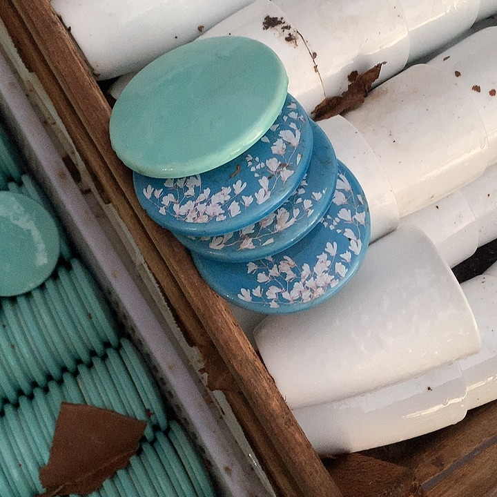 紫砂陶瓷艺术作品欣赏英**花