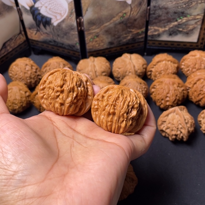 把件文玩核桃40四座楼