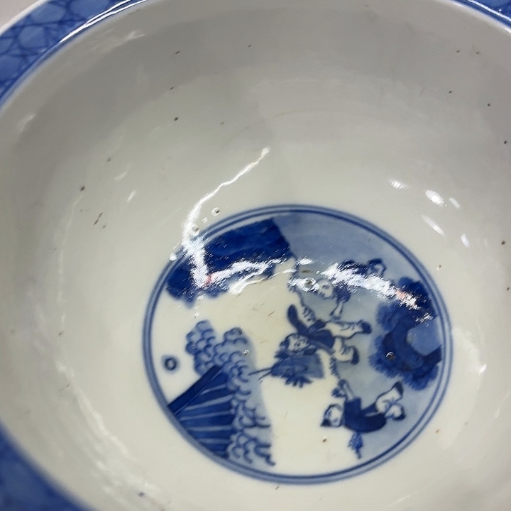 罐用****全青花瓷器青花大碗