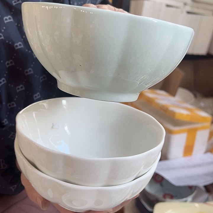 陶瓷工艺餐具面碗3只