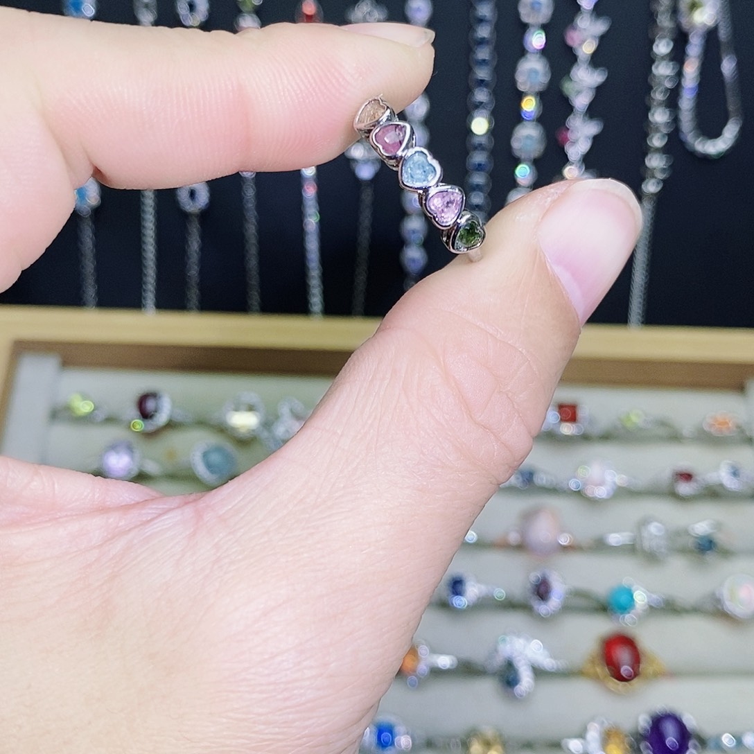 未镶嵌戒指碧玺589