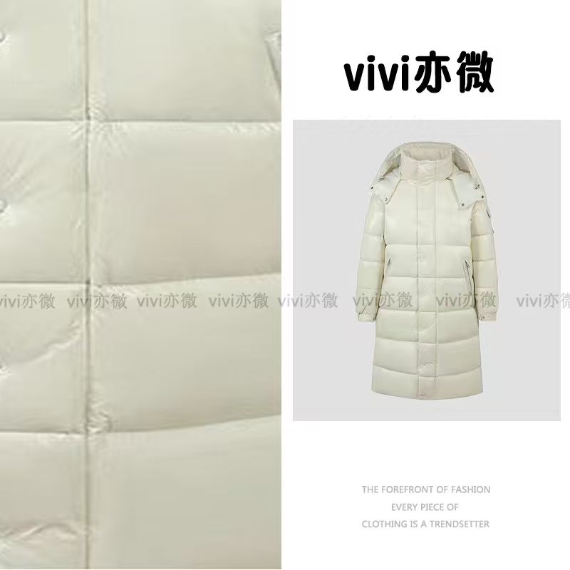  vivi亦微  |亮面长款情侣羽绒派克服