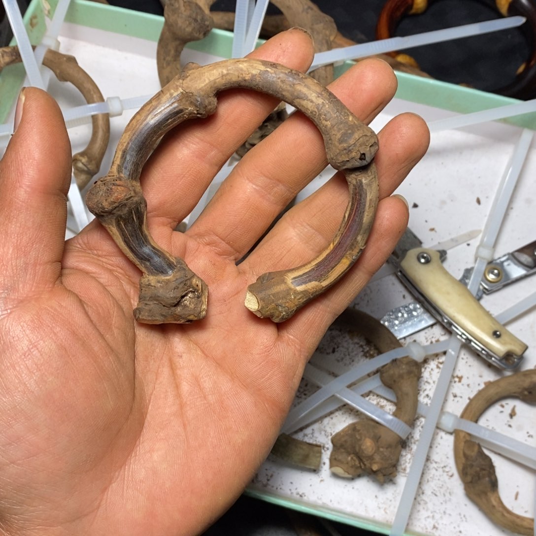 秋***风金刚藤手镯半成品