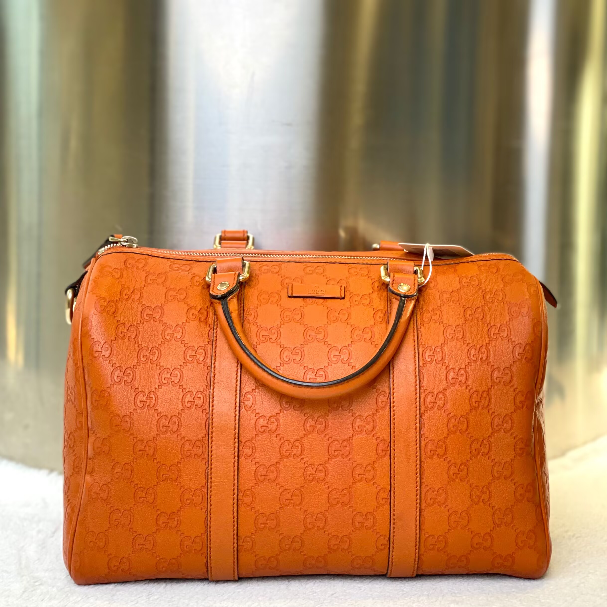 99新 LouisVuitton/路易威登 古有98新古驰gucci波士顿枕头包4397
