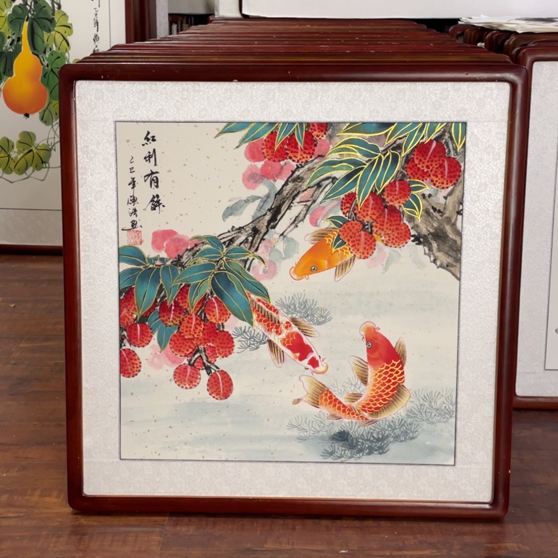 国画带框尺寸63*63厘米