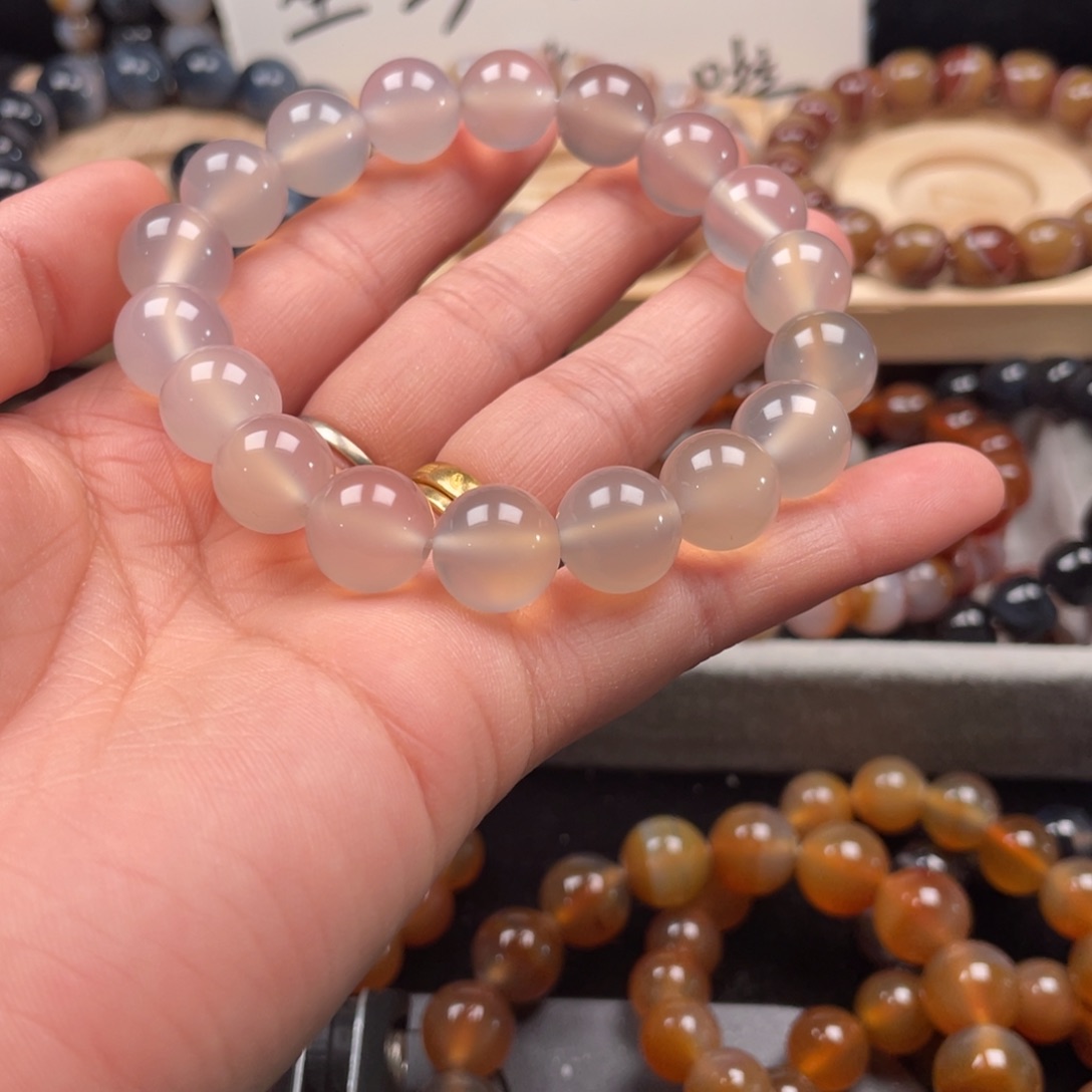 玛瑙/玉髓未镶嵌手链